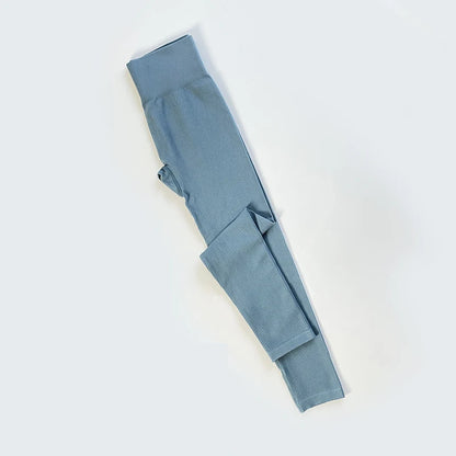 Ribbed Seamless Yoga Leggings For Gym High Waisted Push Up Sport Women Fitness Pants Workout Tummy Control Tights Female Legging