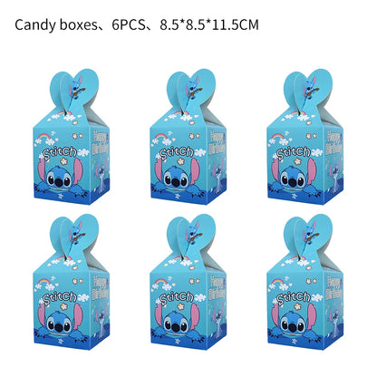 Stitch Party Supplies für Kinder Lilo und Stitch Geburtstag Party Dekorationen Luftballons Banner Tischdecke Hintergrund Geschirr