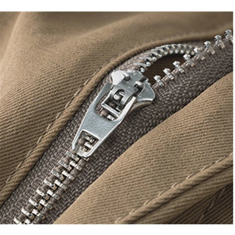 Men's Slim-Fit Straight-Leg Casual Trousers for Young and Middle-Aged Men - New Autumn Collection.