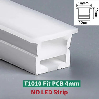 Round Flexible LED Neon Rope Lamp Silicone Tube 180/270/360° Tape Lamp Diffuser For WS2811 WS2815 Outdoor Decor Neon Strip Light