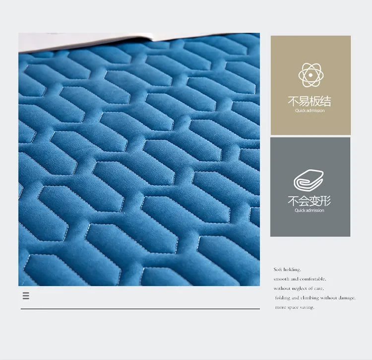 Waterproof Thicken Mattress Cover Quilted Latex Mat Bed Covers Pad Skin-Friendly Fitted Sheet Protector Bedspread150/160/180x200