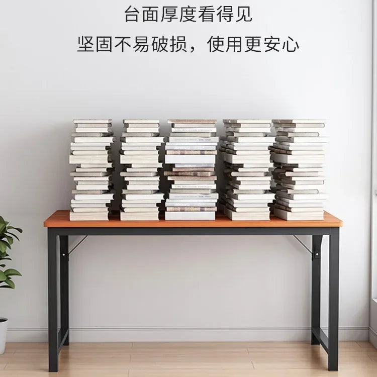 Hochwertiger, langlebiger Computertisch, Desktop-Tisch für Zuhause, Schlafzimmer, moderner, einfacher Mietisch, Studenten-Studientisch, langer Streifen