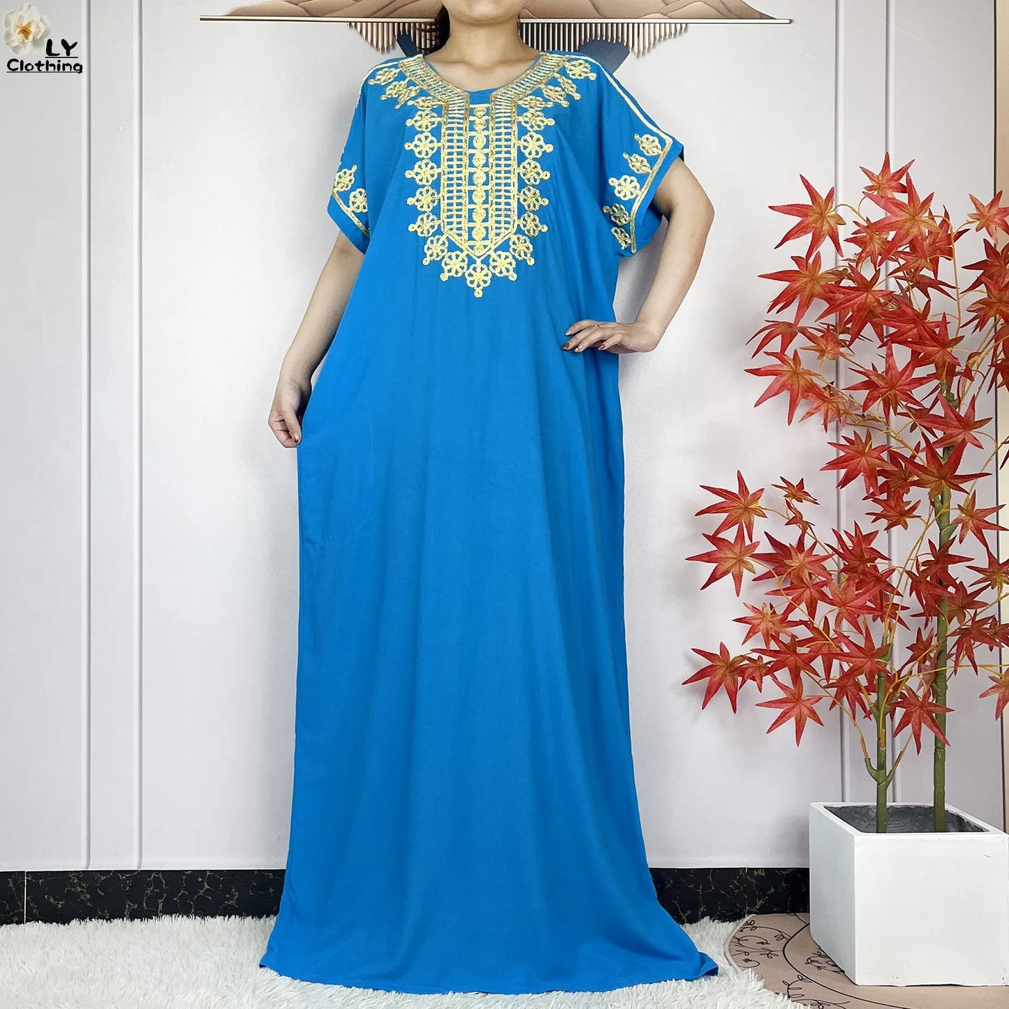 Neue Sommer-Kaftan-Abaya 2023, afrikanische Kleider für Frauen, traditionelle Kleidung, Islam-Gebetskleidung, Türkei, muslimische lose Robe, Ramadan