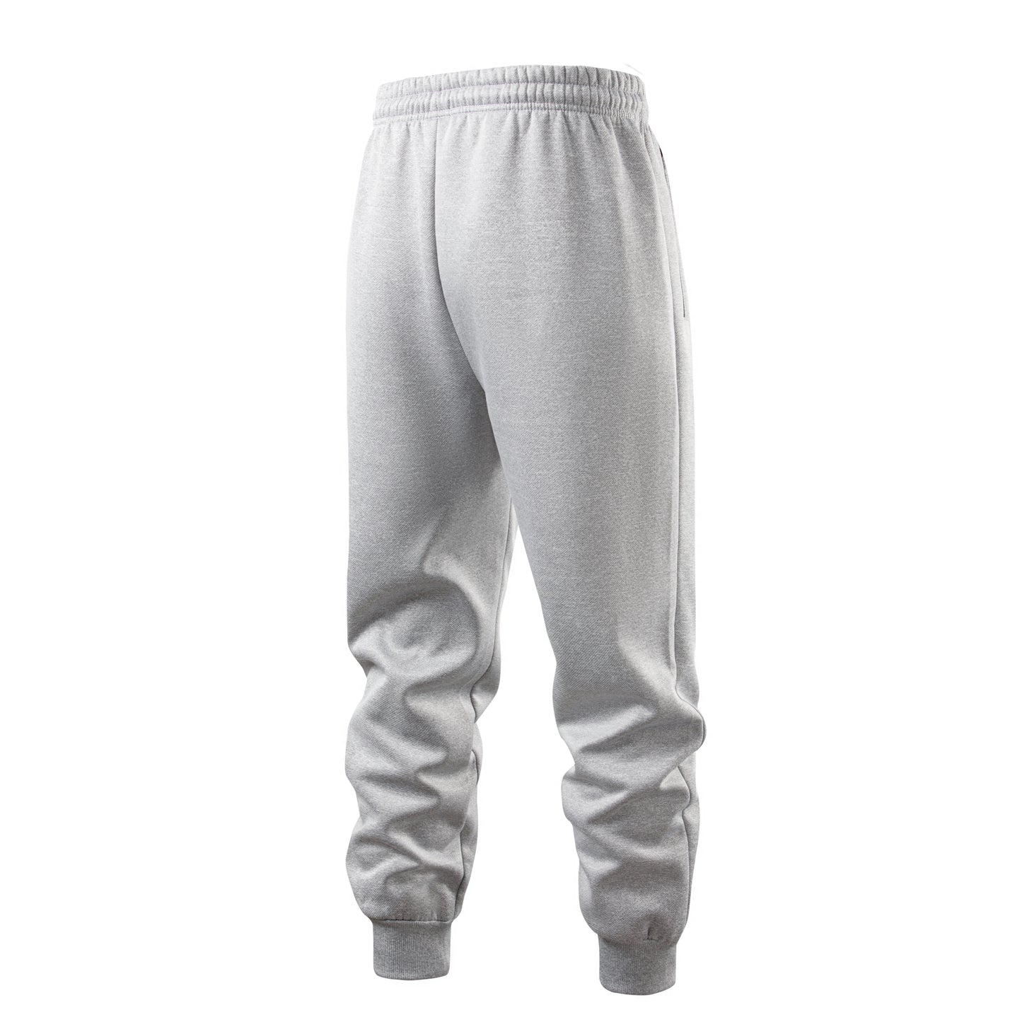 Mens Casual Pants Autumn Winter Fleece Sweatpants Men Running Jogger Sports Gym Trousers Fashion Solid Color Workout Long Pants.