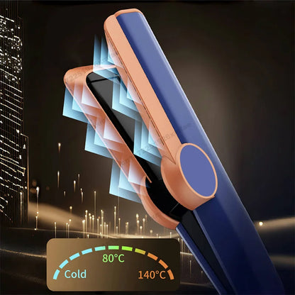 2 IN 1 Professional Hair Straightener & Hair Dryer Styling Tool Negative Ion hairdryer Iron Long-Lasting airstrait