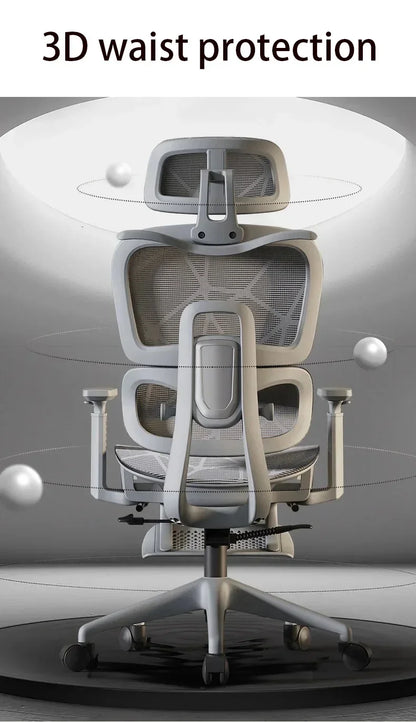 Verstellbare ergonomische Rückenlehne, Video-Gaming-Computerstuhl,