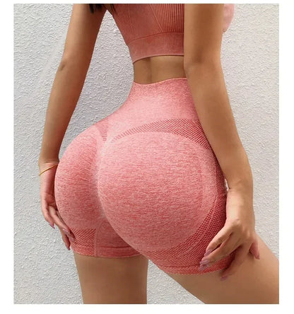 Short Gym Women‘s Gym Shorts High Elasticity Yoga Clothing Absorbent Short Sets Push Up Pants Cycling Jogging Fitness Legging.