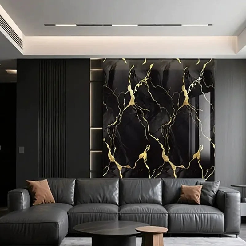 Self Adhesive Panels European style Wallpaper Waterproof and Washable Marble Wall Sticker on the Wall for Home Decoration