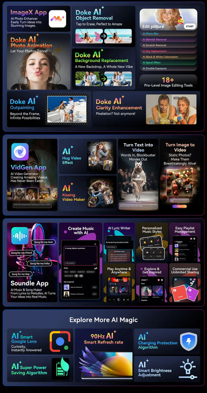 Blackview MEGA 8 Tablet 13‘’ 2K FHD Display, Octa Core T620 Android 15, 12GB RAM, 512GB ROM, 50MP + 13MP Camera, 11000 mAh.