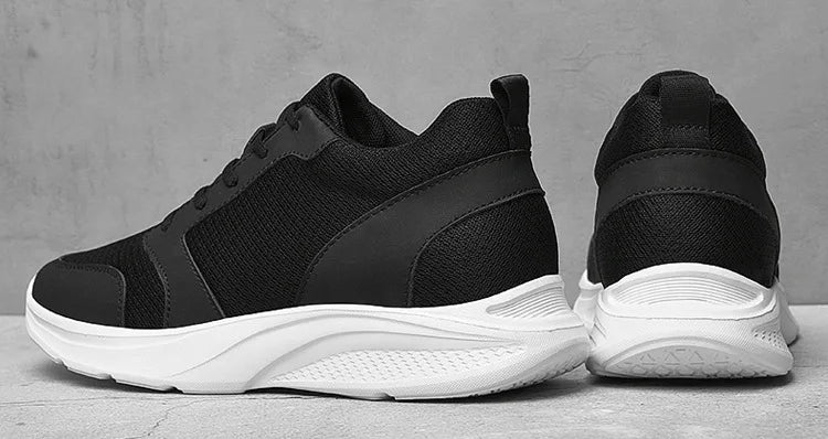 Men Elevator Shoes Height Increase Sneakers Shoes for Men 10cm Sports Casual Shoes Invisible Inner Heightening Shoes for Men 8cm