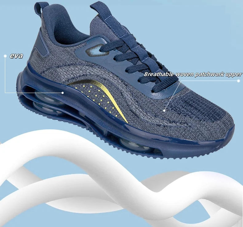 2025 Casual Shoes Breathable and Anti slip Walking Shoes Men's Shoes Outdoor Comfortable and Fashionable Lace up Running Shoes.