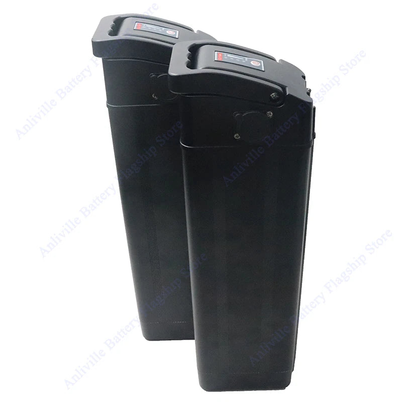 Silver Fish 36V/48V/52V/60V 10Ah 12Ah 15Ah 20A removable Lithium battery pack built-in BMS For 250W-1800W Folding E-two wheeler