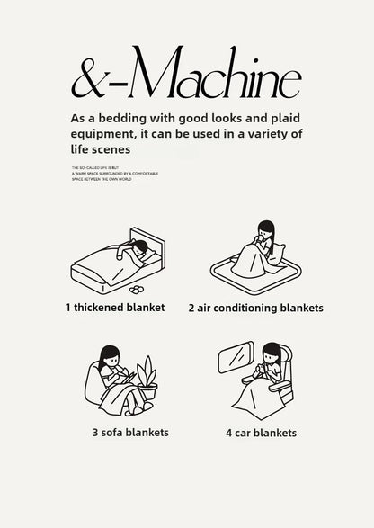 Milk Fleece Autumn Winter Warm Weighted Blankets for Beds European Thickened Beibei Velvet Throw Blanket Warmth Quilt Comforter.