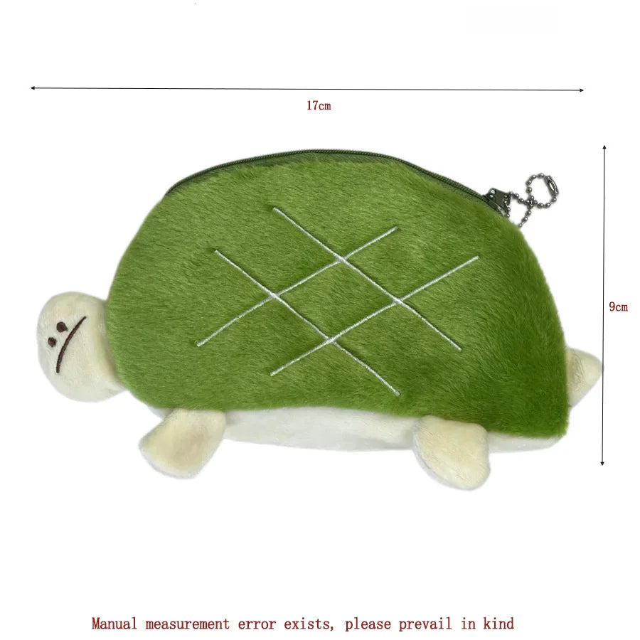 1 stücke Nette schildkröte student bleistift fall büro schreibwaren aufbewahrungstasche kinder kawaii schule liefert gummi bleistift aufbewahrungstasche.