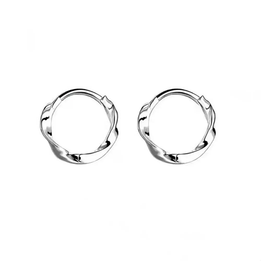 Mariasz Minimalist New Hot Sell Trendy Plated Gold Color Circle Earrings for Women Ear Hoop Earring Classic Jewelry.