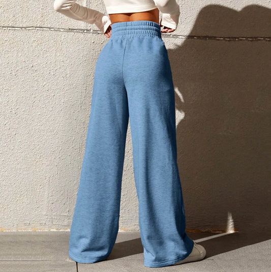 Sporthose für Damen im Herbst 2025, neue locker sitzende Hygienehose mit geradem Schlauch, Hose mit weitem Bein, Freizeithose für den Outdoor-Tanz