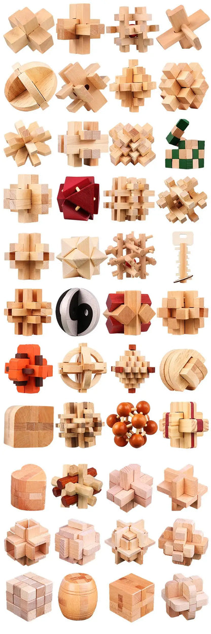 Classical Hexagon Tangram Puzzle Wooden Brain Teasers For Kids Logic Thinking Games Casse Tete Rompecabezas De Madera.