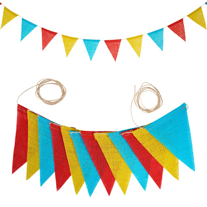 12 Flaggen/13 Flaggen, Wimpelflaggen, Sessische Hochzeit, Party, Dekoration, Wimpelkette, Vintage-Foto-Requisite, Banner, Zuhause, Babyparty, Karneval, Girlande