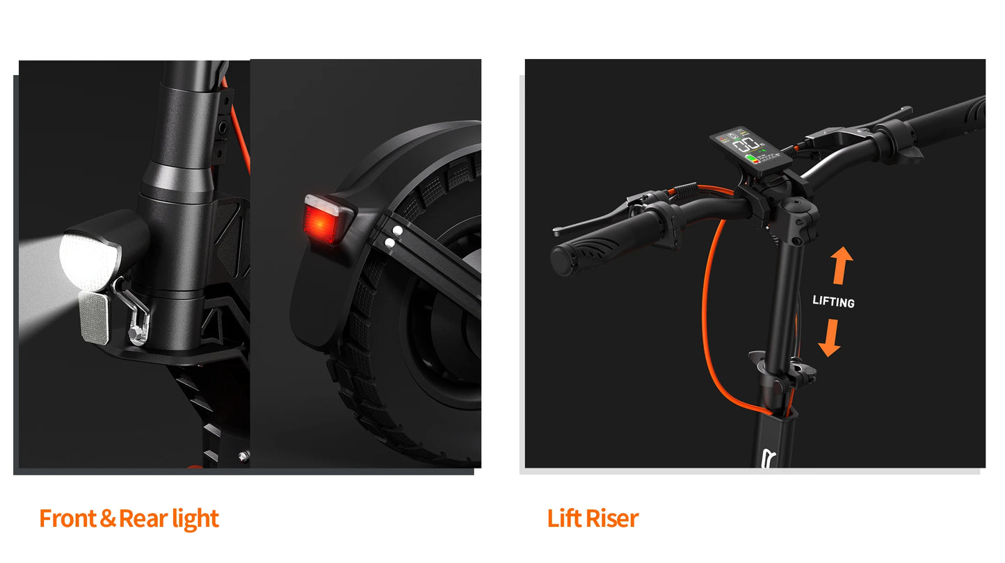 JOYOR S5（ABE）Adult Electric Scooter 500W Motor 48V13AH Battery Foldable E-Scooter 10 Inch Air Tire City Escooter.