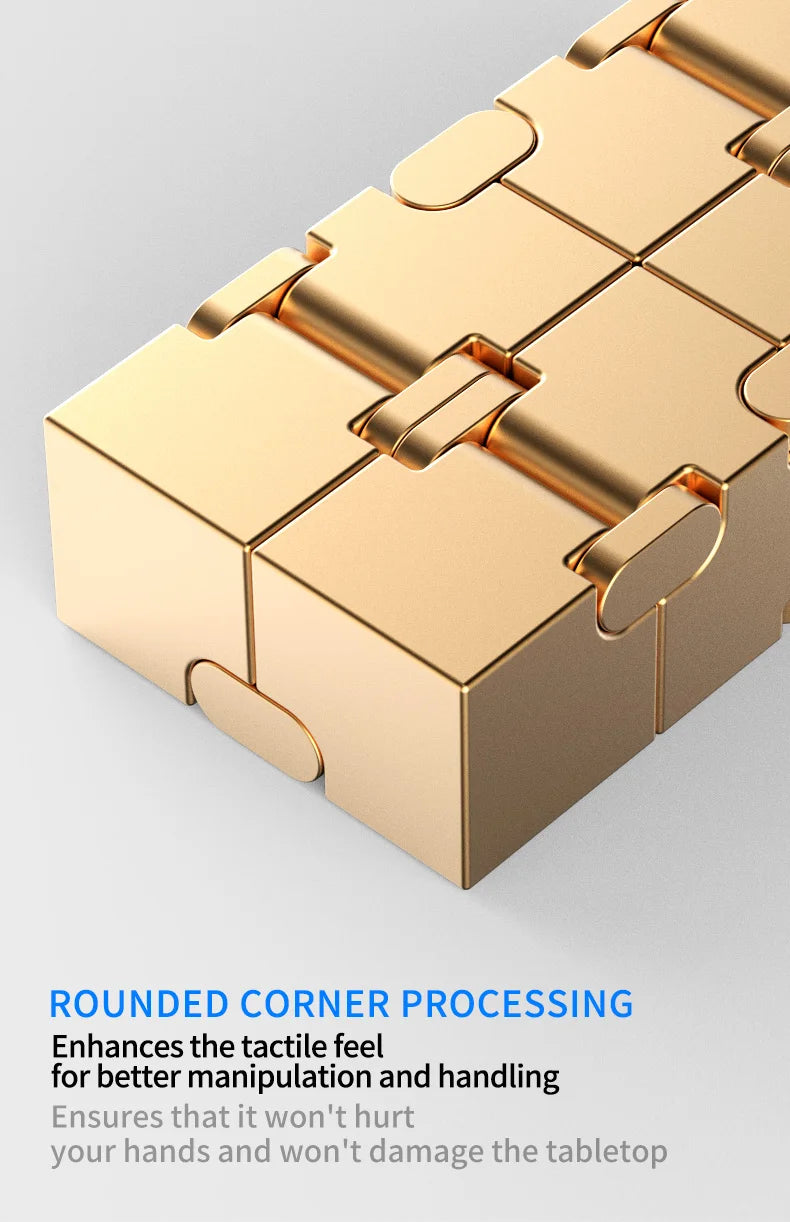 Magic Cube Stress Relief Toy Infinity Cube Portable Educational Toys Decompress Relax Toys for Children Adults Christmas Gift.