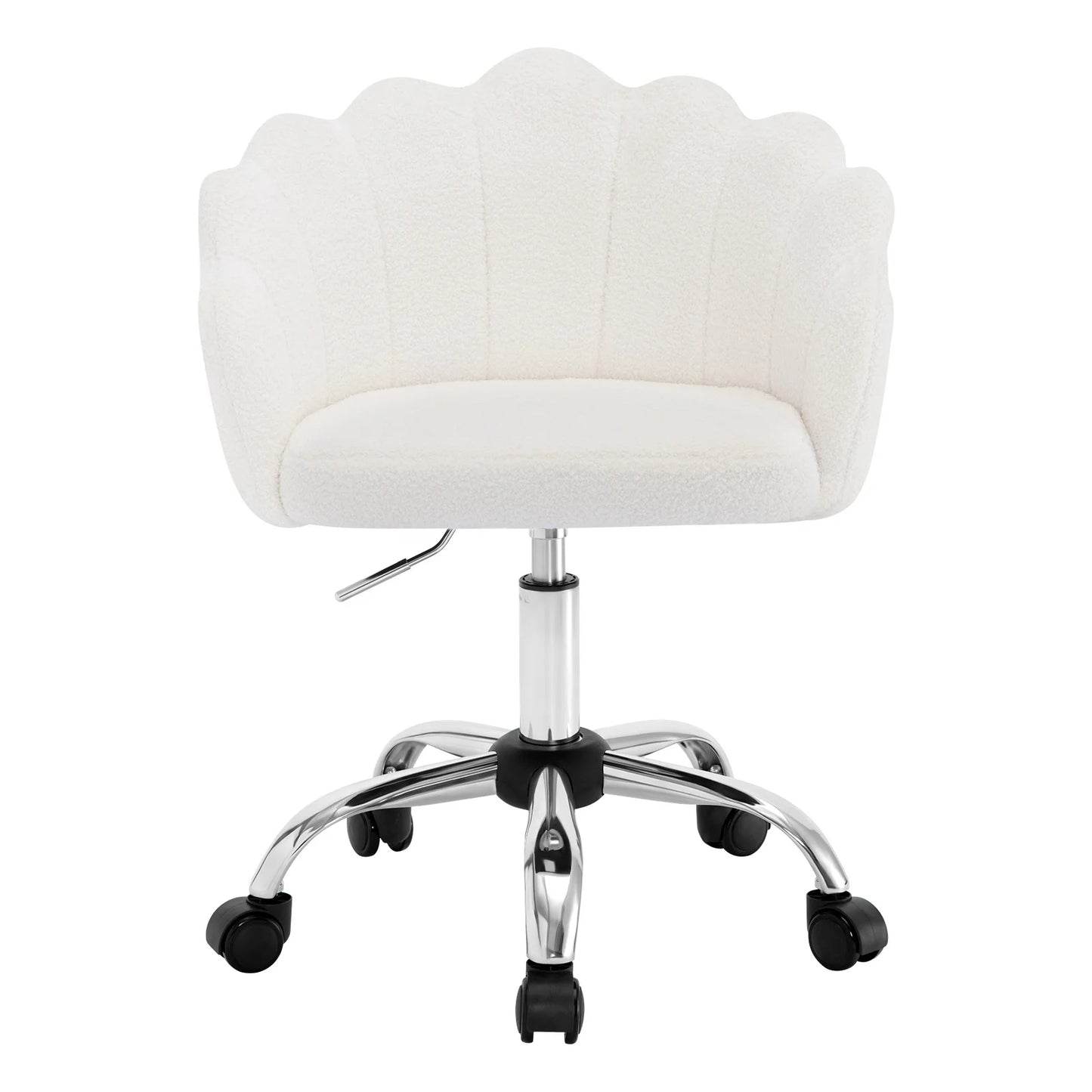 WOLTU Höhenverstellbarer, ergonomischer Schreibtischstuhl, Drehstuhl mit Rollen, Gaming-Schminkstuhl, Lordosenstütze für das Heimbüro