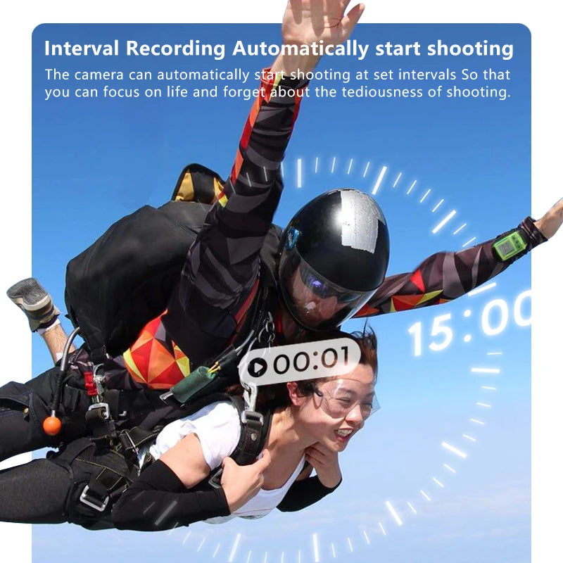 Small Action Camera Sports Cam Bodycam Rotating Lens Go WiFi Digital Pro Video Runcam Instant for Hero 10 11 12 13 Photography.