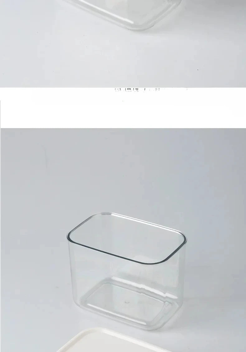 Clear Food Grade Plastic Storage Jar Airtight Seal for Kitchen Snacks Cereals Beans Kitchen Storage Organizer Kitchen Storage.