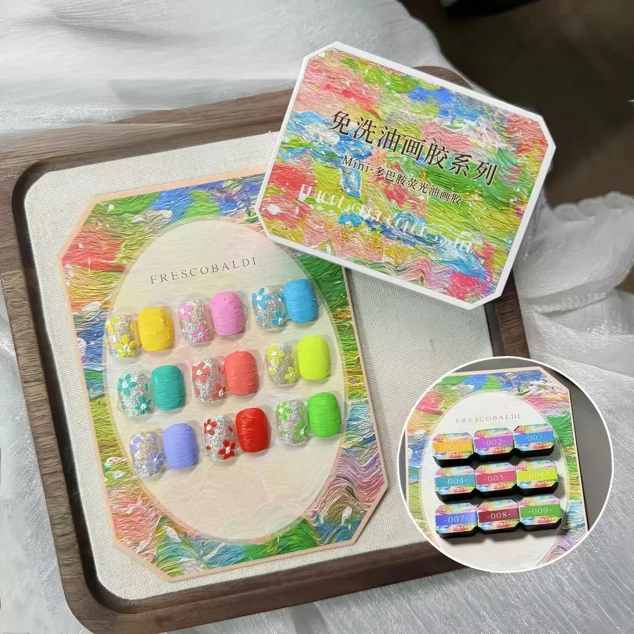 Nail Art UV Oil Paintting Gel for Nails DIY Carve Patterns 3D UV Texture Gel Carving Flowers Accessories for Manicure Tools.