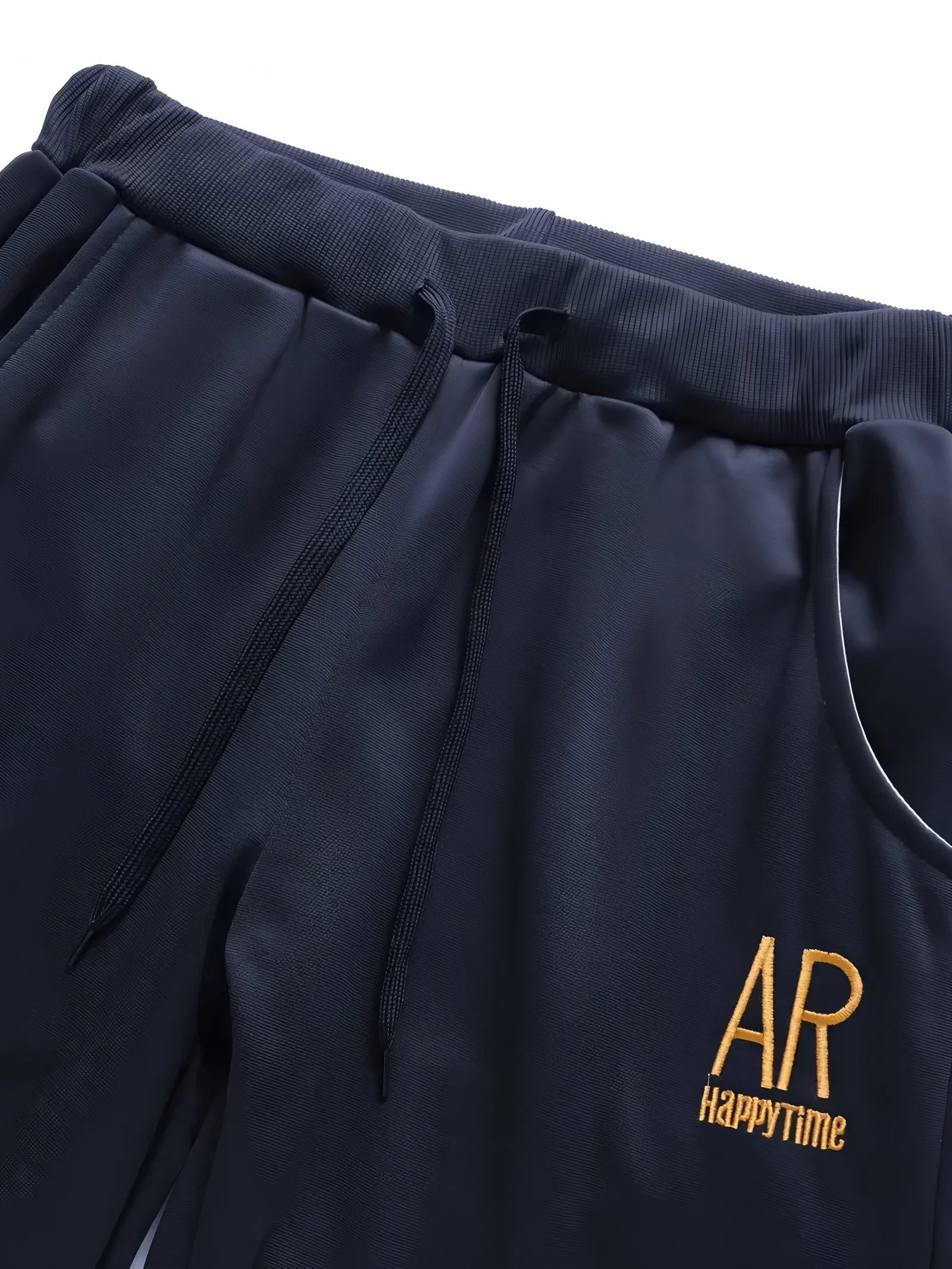 Autumn and winter men's set zipper Stand-up collar sportswear set suitable for fitness running exercise 2 pieces set.