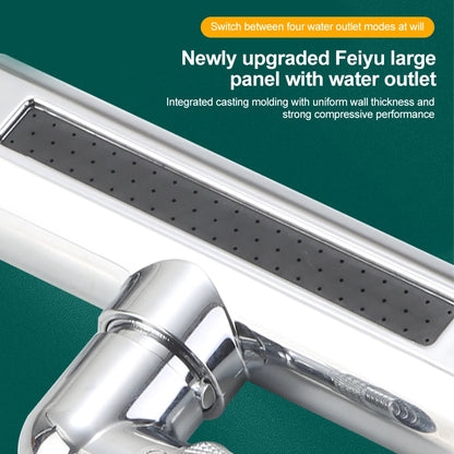 360 degrees Rotatable Waterfall Kitchen Faucet Splash Guard Rotating Booster Extension Spout Head Universal Accessories