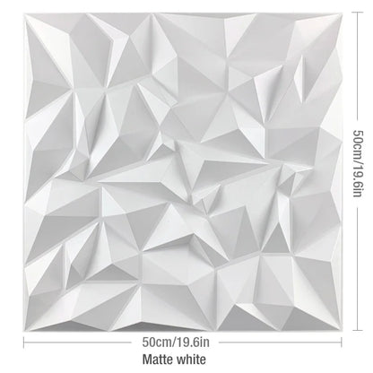 12pcs 50cm house wall renovation Stone 3D wall panel non-self-adhesive 3D wall sticker art tile wallpaper room bathroom ceiling