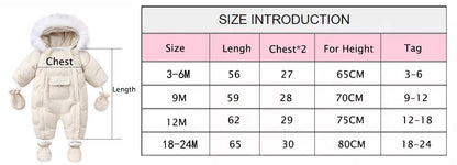 AYNIGIELL 2024 Winter Neugeborenen Verdickung Overall Integrierte Wolle Mit Kapuze Unten Strampler Baby Jungen und Mädchen Warme Schneefeste Overalls.