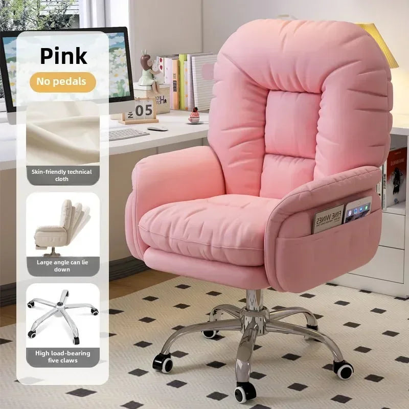 Heimcomputerstuhl, bequem, sitzend, Arbeitszimmer, Büro, Schlafsaal, Schlafzimmer, faules drehbares Sofa