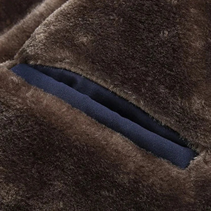 2024 New Men's Padded Cotton Clothing Fashion Casual Solid Color Windproof Lapel Long-Sleeved Jacket Street Beat Men's.