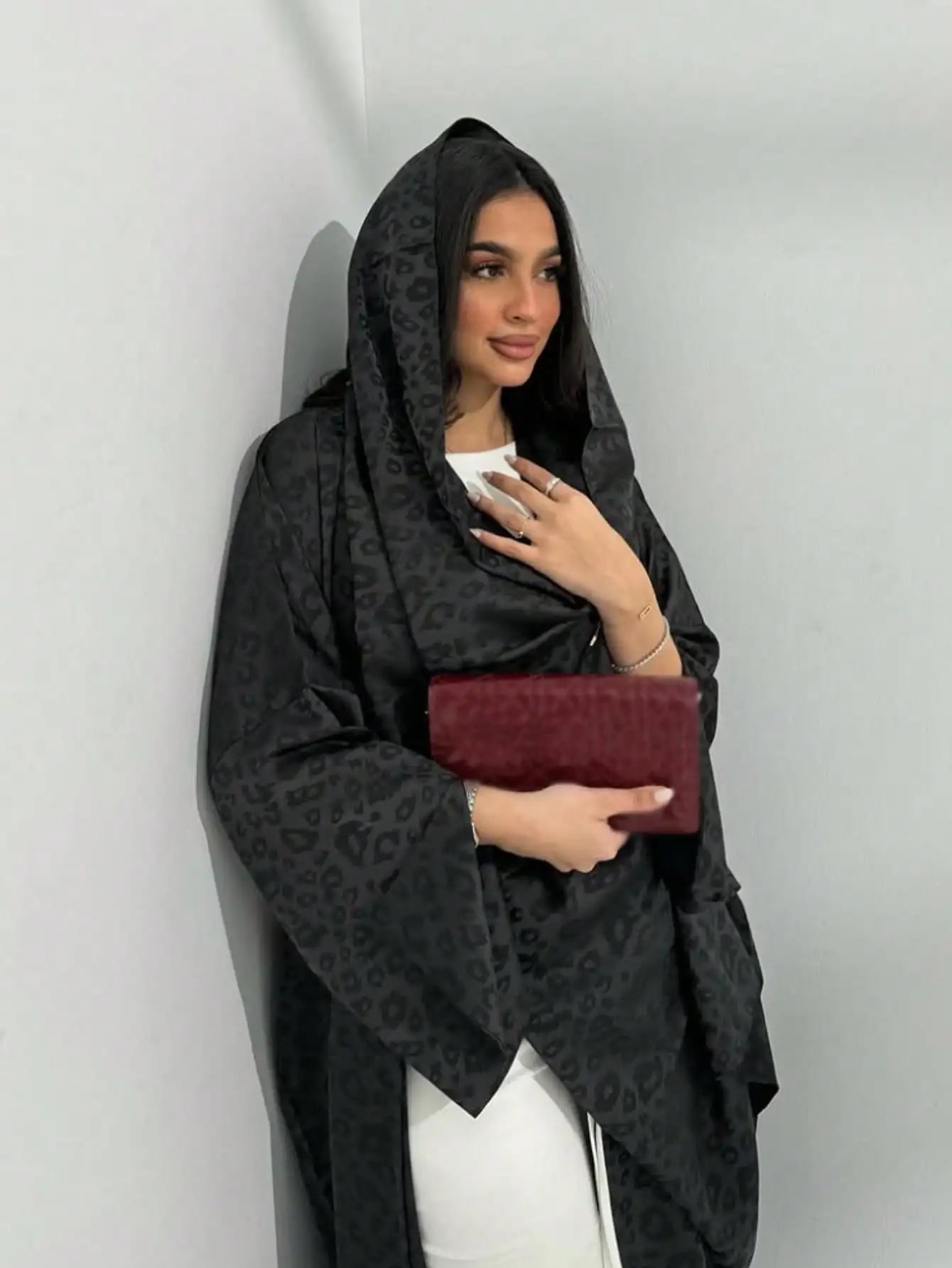 Middle Eastern Loose Abaya Muslim Women Full Sleeve Printed Abayas Casual Kaftans Jilbabs Islamic Maxi Dresses Ethnic Clothing.