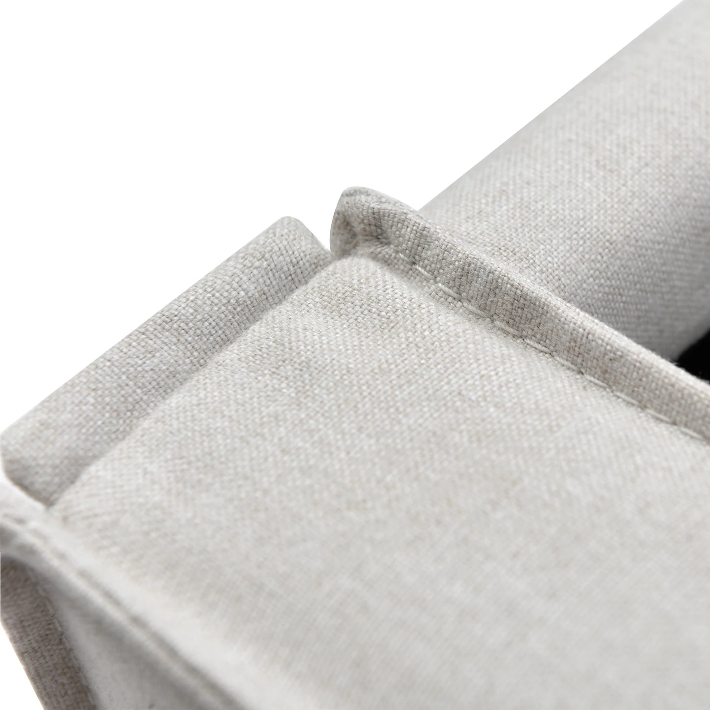 KOMHTOM Hydraulisch Polsterbett Einzelbett, - Metallrahmen-Lattenrost, modernes Bettgestell mit Stauraum, Baumwollbezug