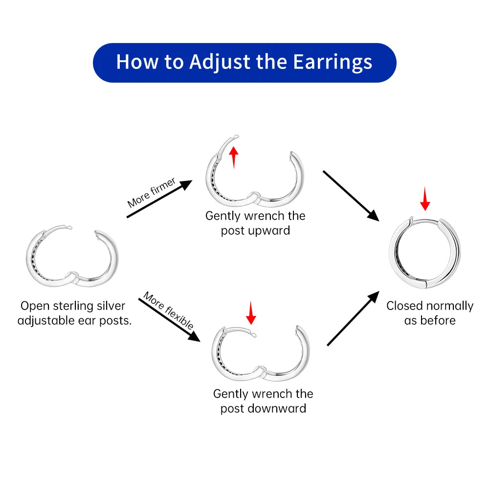 Original 2025 S925 Sterling Silver Zircon 18K Gold Lining Vintage Hoop Earrings for Women Birthday Party Wedding Gift Jewellery