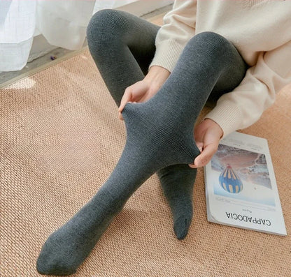 Women's Fall Winter Ribbed Vertical Stripe Thermal Leggings Fleece Thickened  Street Ready Seamless High Waist Thermal Pants.