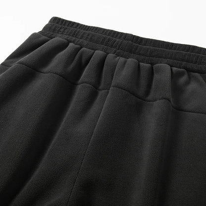 YJKVUR Unisex 2025 Winter New Oversize Pants Men Women Warm Fleece Liner Drawstring Trousers Casual Comfortable Gym Sweatpants.