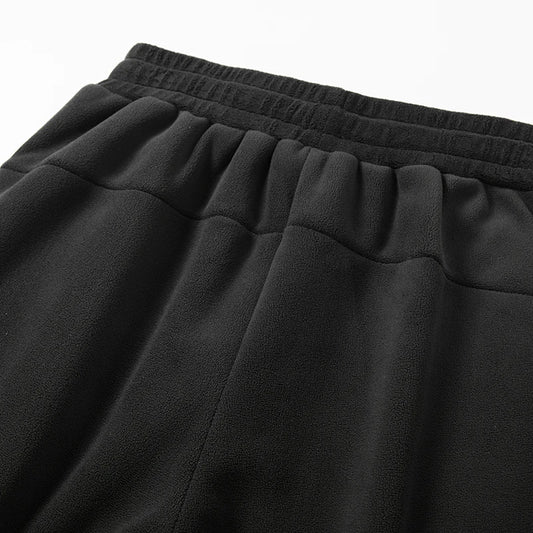 YJKVUR Unisex 2025 Winter New Oversize Pants Men Women Warm Fleece Liner Drawstring Trousers Casual Comfortable Gym Sweatpants.