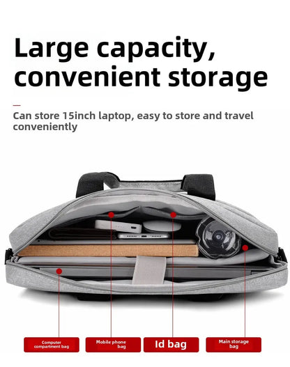 Laptop Bag Sleeve Case Shoulder HandBag Notebook Pouch Briefcases for 14 15 17 Inch Macbook Air Pro HP Huawei Asus Dell Xiaomi.