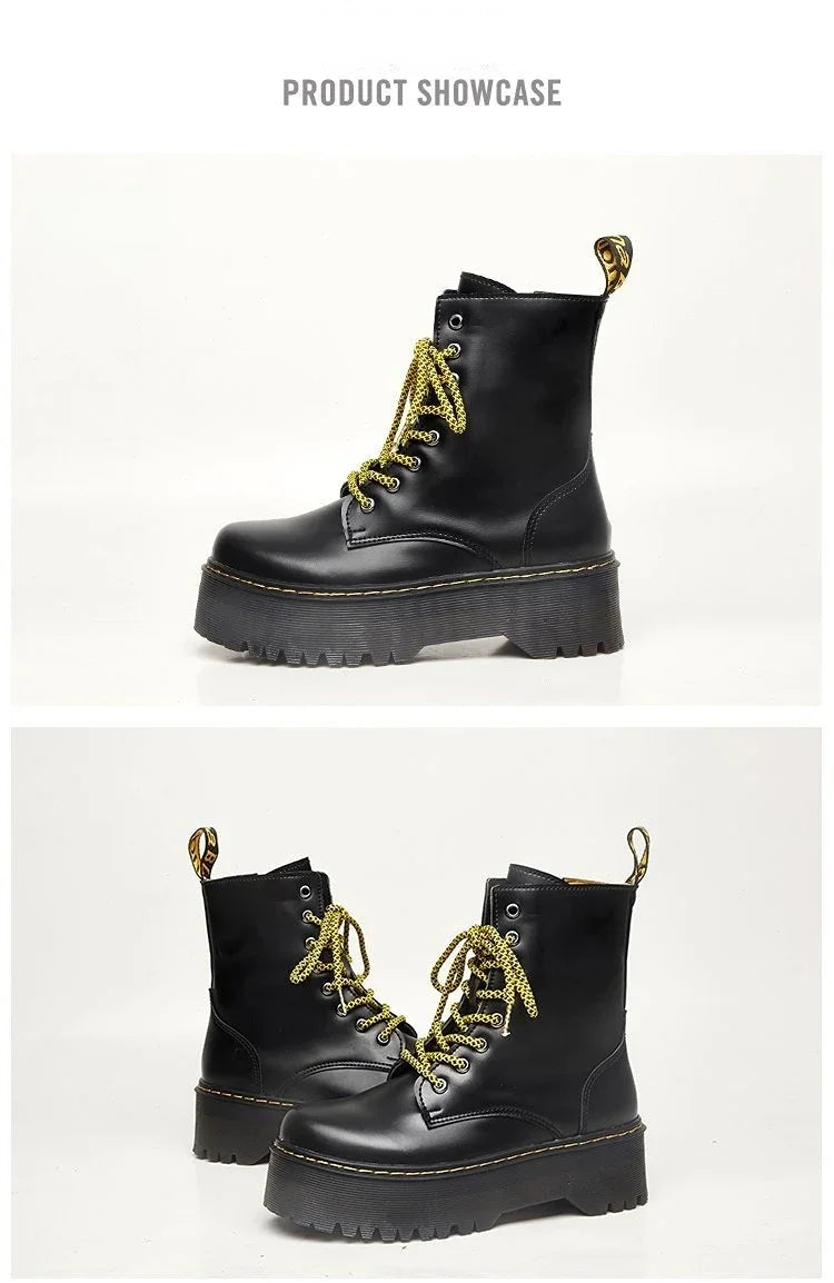 Autumn Winter Fashion Round Toe Lace-up Shoes Womens Boots Zip Ankle Boots For Women High Heels Basics Casual