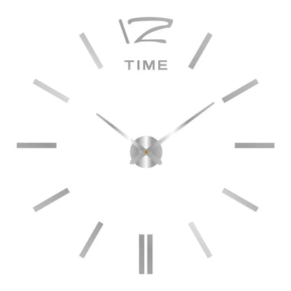 2023 Modernes Design, große Wanduhr, 3D-DIY-Quarzuhren, modische Uhren, Acryl-Spiegelaufkleber, Wohnzimmer, Heimdekoration, Horloge