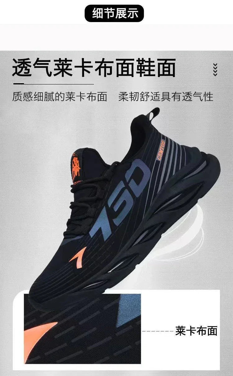 2025 Casual Sneakers for Men Slip on New Fashion Breathable Running Shoes Outdoor Gym Sports Shoes Walking Training Tennis Shoes.
