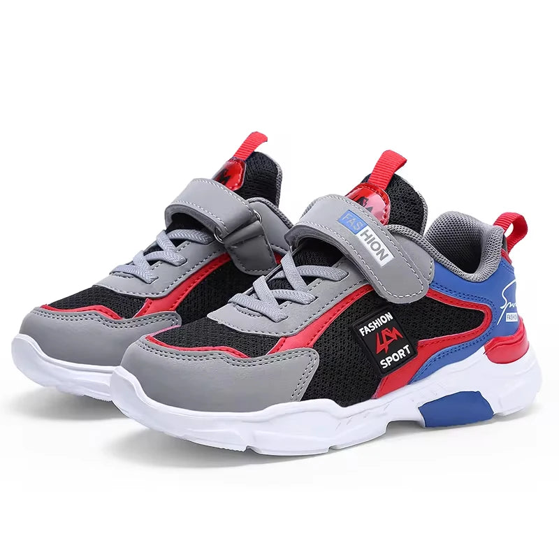 Children Sport Shoes Boys Fashion Mesh Breathable Casual Sneakers Lightweight Running Shoes Comfort.