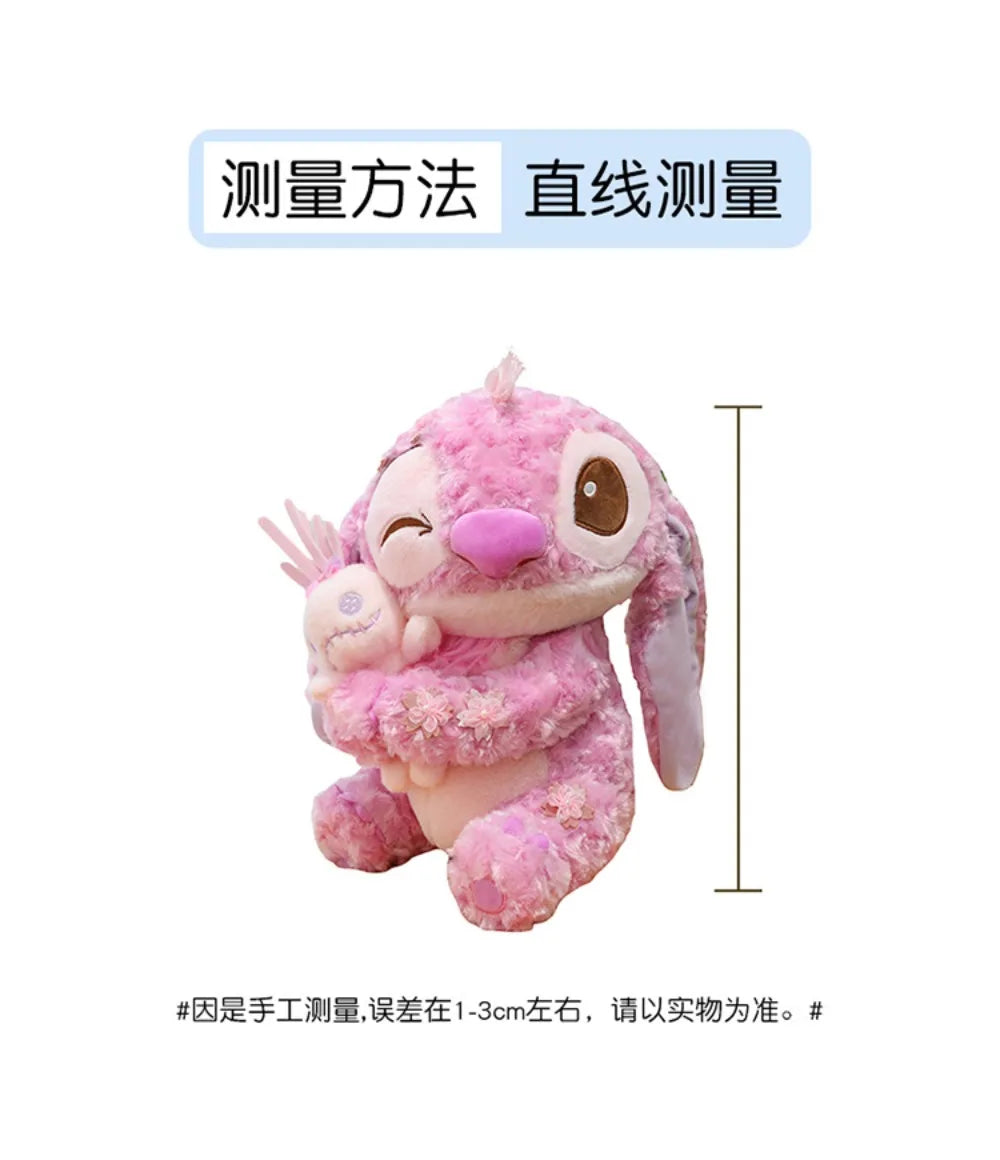 70cm Big Size Disney Lilo & Stitchanime Plush Stuffed Doll Room Decoration Peluche Pillow Angel Plushies Ornaments Gifts.