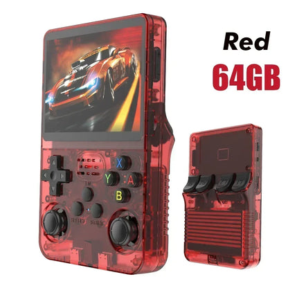 256G Open Source R36S Video Game Console Linux System 3.5 Inch IPS Screen Portable Pocket Video Player 64G/128G best Game gift.