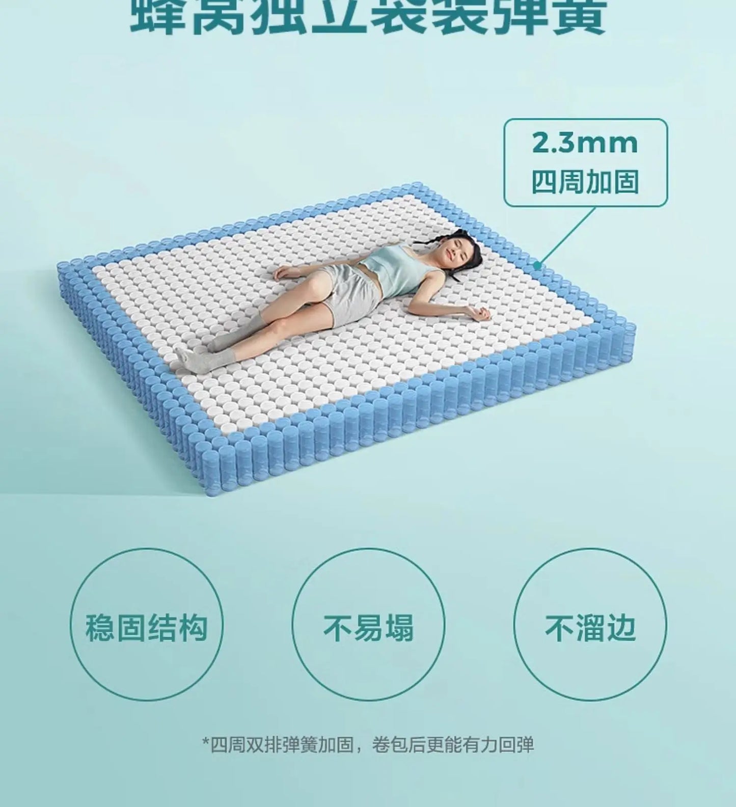 Naturlatex-Matratze 180 x 200 feste Luftmatratze King Double Colchones De Cama Cochao Casal Möbel für Schlafzimmer