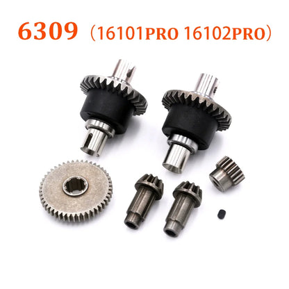 For SCY 16101 PRO 16102 PRO SG116 MAX RC Car Original Parts Drive Shaft Gear Swing Arm Steering Cup Remote Control Tire Motor