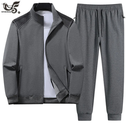 New Men`s Basketball Tracksuit Casual Joggers Sportswear Jackets And Pants 2 Piece Sets Hip Hop Running Sports Suit Men clothing.
